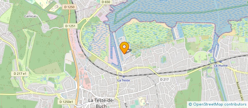 localisation de l'entreprise CONSEIL ORGANIS VENTE IMMOB AQUITAINE à LA TESTE-DE-BUCH