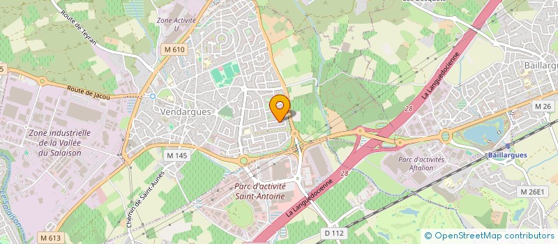 localisation de l'entreprise CONSEIL ORGANISATION METHODE EN EDUCATION THERAPEUTHIQUE ET RELATIONS SOIGNANTS/PATIENTS (COMETH) à VENDARGUES