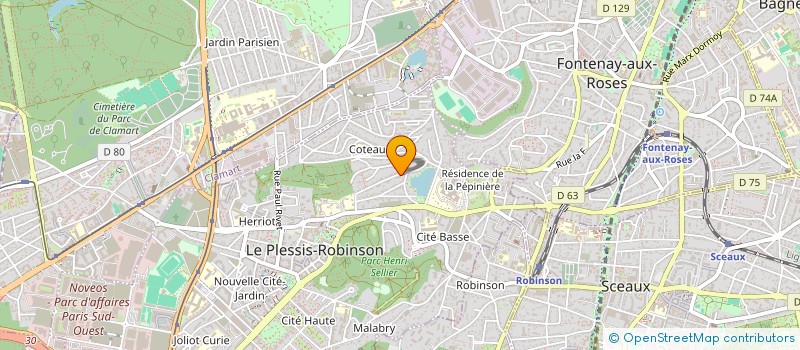 localisation de l'entreprise CONSEIL ORGANISATION SYSTEME à LE PLESSIS-ROBINSON
