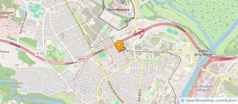 localisation de l'entreprise CONSEIL OUEST  LONGUENEE-EN-ANJOU