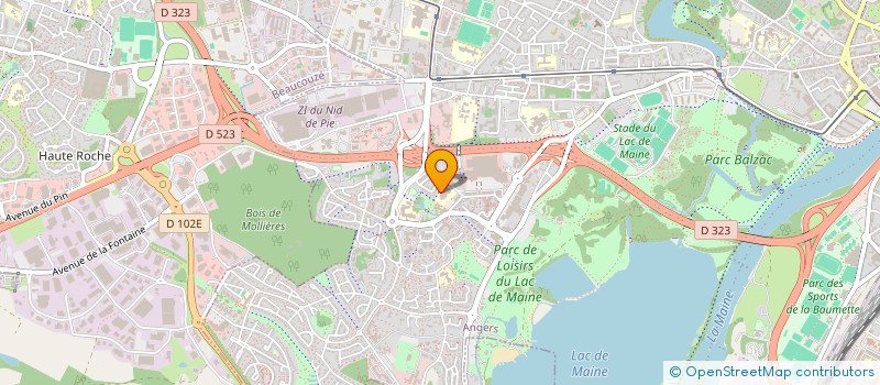 localisation de l'entreprise CONSEIL PARENT ELEV FCPE ECOLE PERUSSAIE à ANGERS