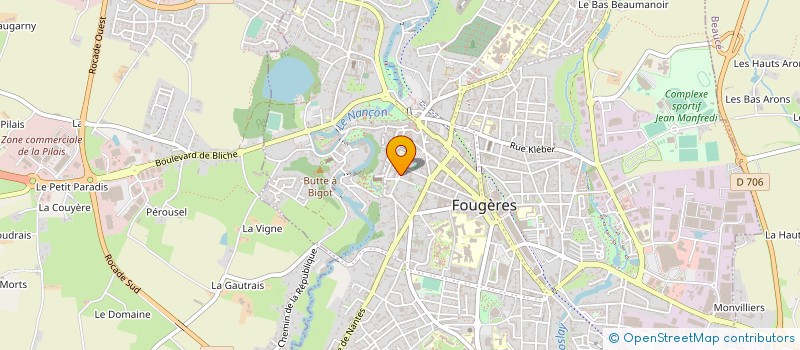 localisation de l'entreprise CONSEIL PARENT ELEVE à FOUGERES