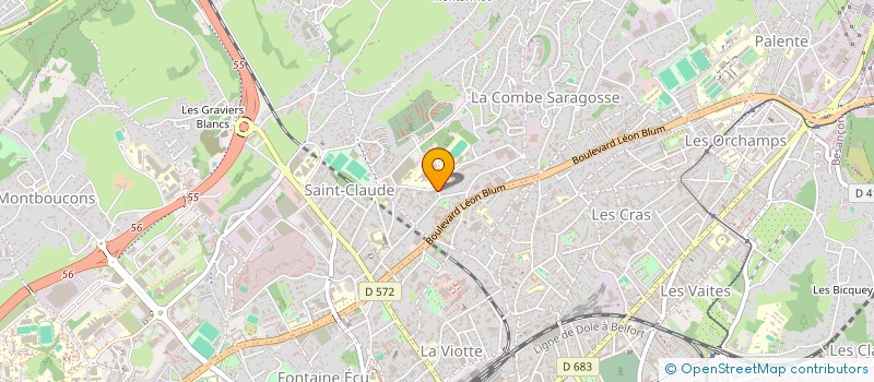 localisation de l'entreprise CONSEIL PARENTS D'ELEVES  BESANCON