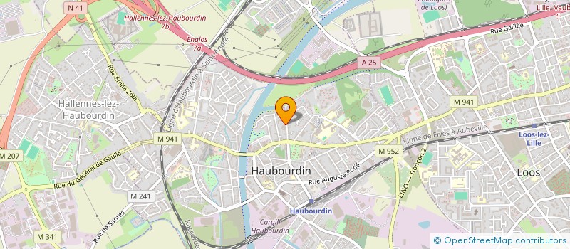 localisation de l'entreprise CONSEIL PARENTS D ELEVES  HAUBOURDIN