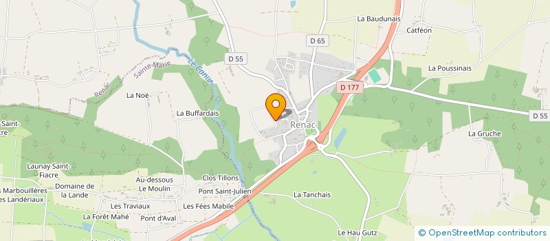 localisation de l'entreprise CONSEIL PARENTS D ELEVES  LANGON