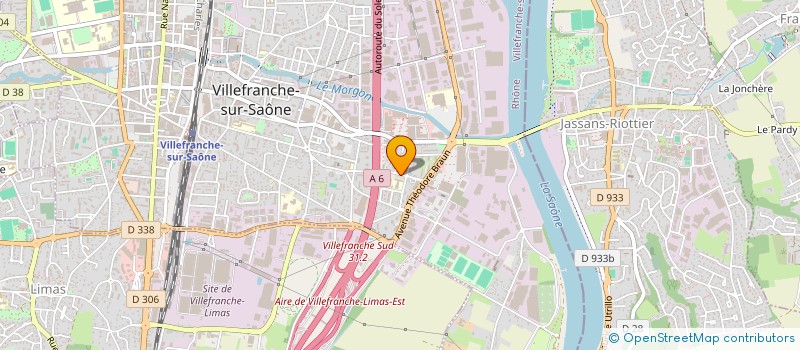 localisation de l'entreprise CONSEIL PARENTS D'ELEVES DE BELIGNY à VILLEFRANCHE-SUR-SAONE