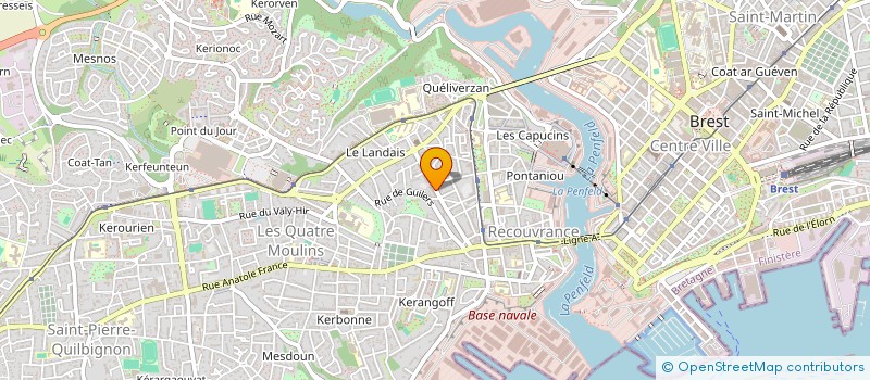 localisation de l'entreprise CONSEIL PARENTS DE QUELIVERZAN à BREST