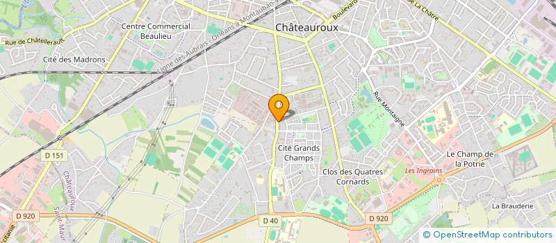 localisation de l'entreprise CONSEIL PARENTS ELEVES à CHATEAUROUX