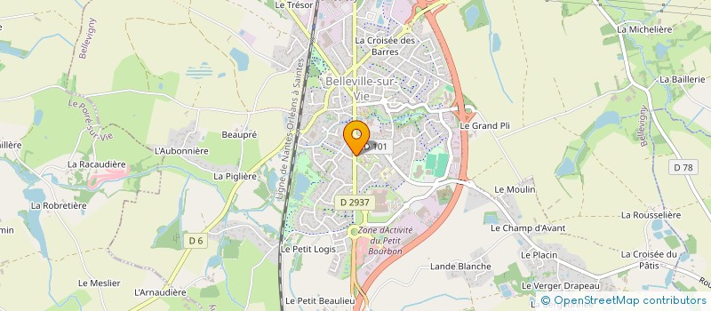 localisation de l'entreprise CONSEIL PARENTS ELEVES ECOLE J PREVERT à LES LUCS-SUR-BOULOGNE