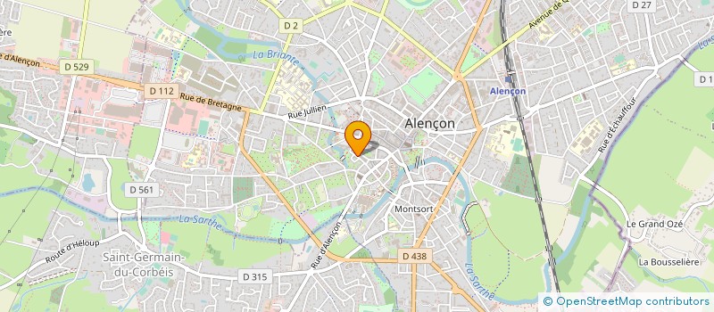 localisation de l'entreprise CONSEIL PARENTS ELEVES ECOLES PUB MANCHE à ALENCON