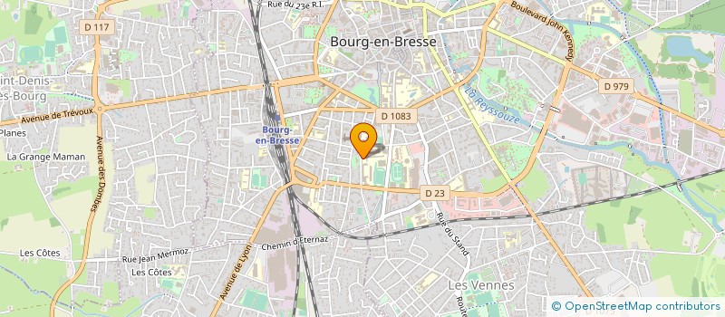 localisation de l'entreprise CONSEIL PARENTS ELEVES FCPE LYCEE JM CARRIAT à BOURG-EN-BRESSE