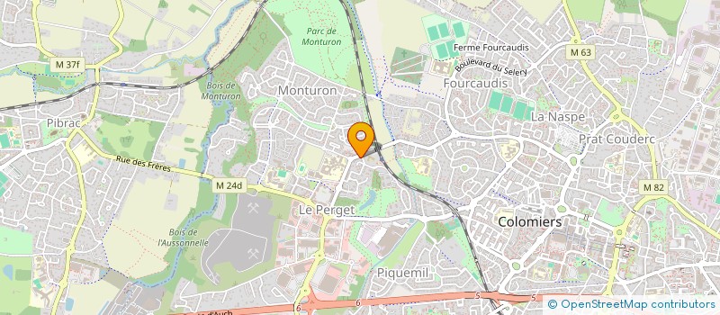 localisation de l'entreprise CONSEIL PARENTS ELEVES LYC VICTOR HUGO à COLOMIERS