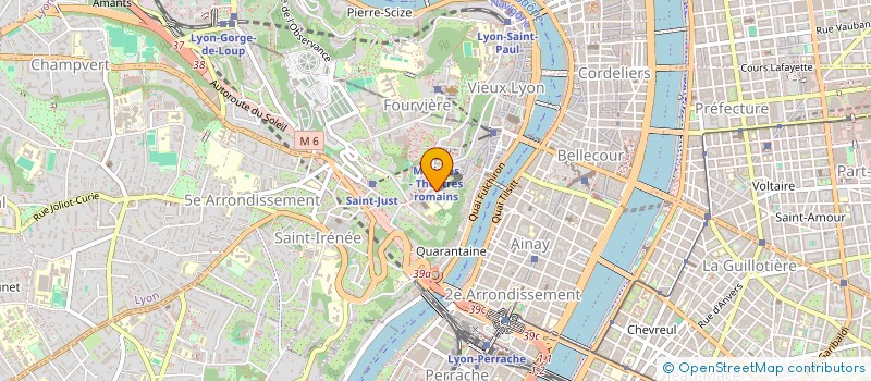 localisation de l'entreprise CONSEIL PARENTS ELEVES LYCEE DE ST JUST  LYON