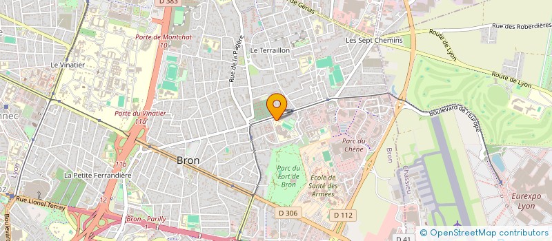 localisation de l'entreprise CONSEIL PARENTS ELEVES LYCEE JEAN PAUL SARTRE DE BRON à BRON