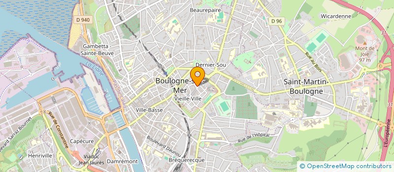 localisation de l'entreprise CONSEIL PAROISSIAL NOTRE DAME à BOULOGNE-SUR-MER