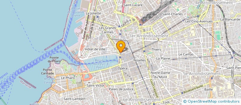 localisation de l'entreprise CONSEIL PARTNERS à MARSEILLE 1ER