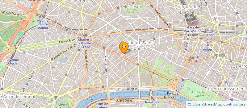 localisation de l'entreprise CONSEIL PATRIMOINE ET FINANCEMENT à PARIS