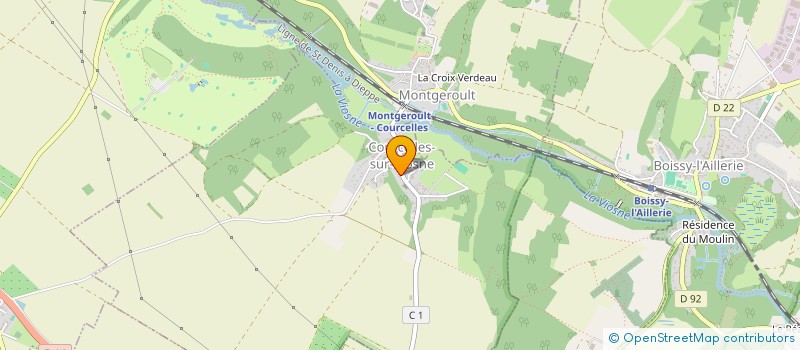 localisation de l'entreprise CONSEIL PATRIMOINE INVESTISSEMENT  COURCELLES-SUR-VIOSNE