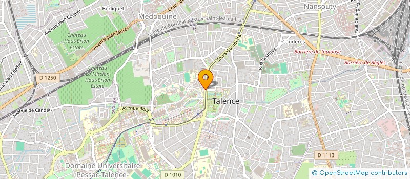 localisation de l'entreprise CONSEIL PC  TALENCE