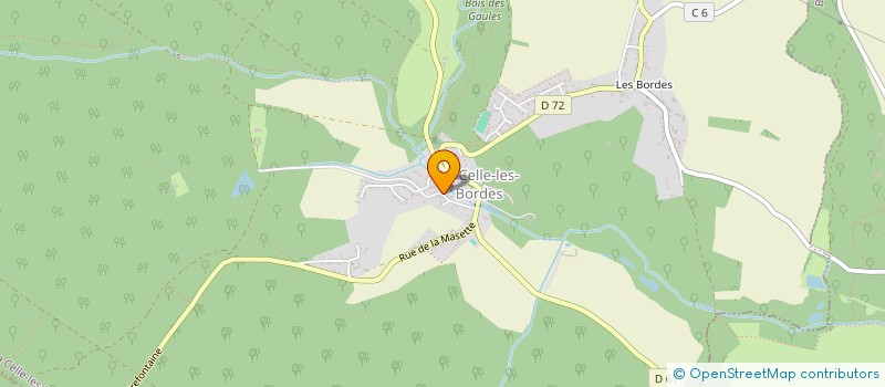 localisation de l'entreprise CONSEIL PHARMACEUTIQUE HUTIN MICHEL  LA CELLE-LES-BORDES