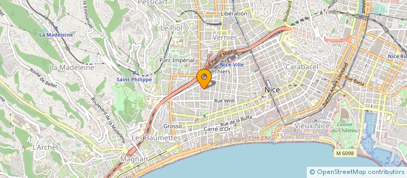 localisation de l'entreprise CONSEIL PLANIFICATION NOUVEL URBANISME à NICE