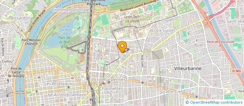 localisation de l'entreprise CONSEIL PME STRATEGIE à VILLEURBANNE
