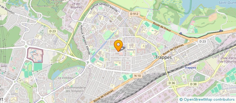 localisation de l'entreprise CONSEIL POLLUANTS ENVIRONNEMENT  TRAPPES