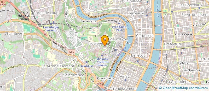 localisation de l'entreprise CONSEIL POUR L'AVENIR DU CONSERVATOIRE à LYON