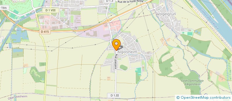 localisation de l'entreprise CONSEIL PRESBYTERAL EGLISE LUTHERIENNE - PAROISSE D'ALGOSHEIM  NEUF-BRISACH