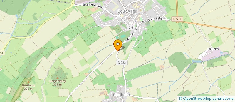 localisation de l'entreprise CONSEIL PRESBYTERAL EGLISE LUTHERIENNE - PAROISSE D'IMBSHEIM  BOUXWILLER