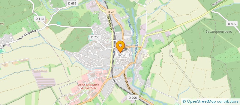 localisation de l'entreprise CONSEIL PRESBYTERAL EGLISE LUTHERIENNE - PAROISSE D'INGWILLER  INGWILLER