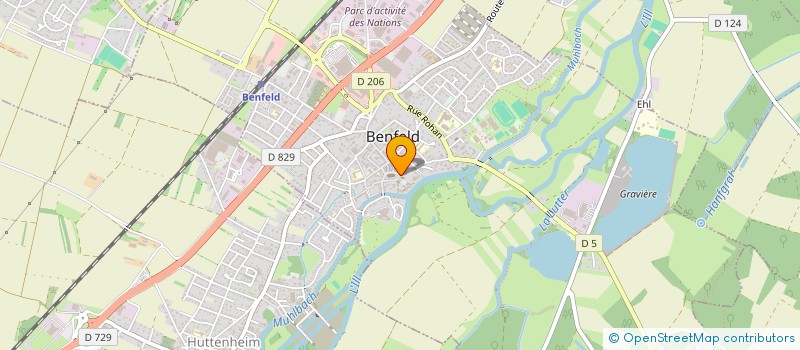 localisation de l'entreprise CONSEIL PRESBYTERAL EGLISE LUTHERIENNE - PAROISSE DE BENFELD  BENFELD