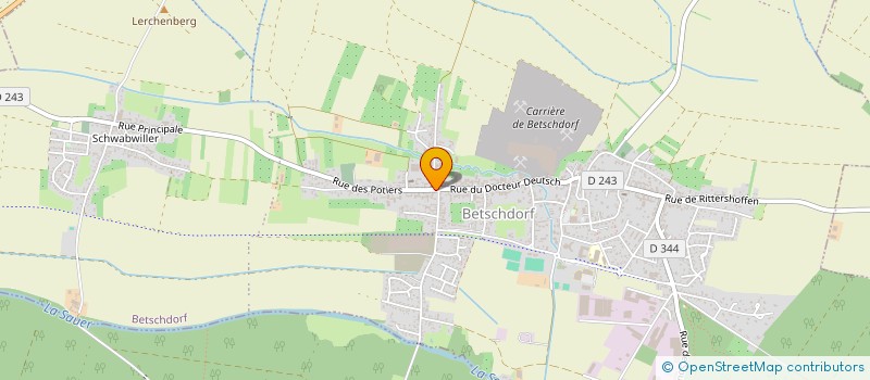 localisation de l'entreprise CONSEIL PRESBYTERAL EGLISE LUTHERIENNE - PAROISSE DE BETSCHDORF  BETSCHDORF