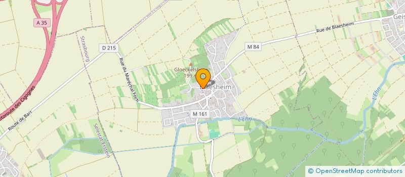 localisation de l'entreprise CONSEIL PRESBYTERAL EGLISE LUTHERIENNE - PAROISSE DE BLAESHEIM  BLAESHEIM