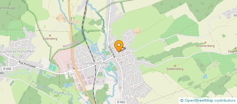 localisation de l'entreprise CONSEIL PRESBYTERAL EGLISE LUTHERIENNE - PAROISSE DE GUNDERSHOFFEN  GUNDERSHOFFEN