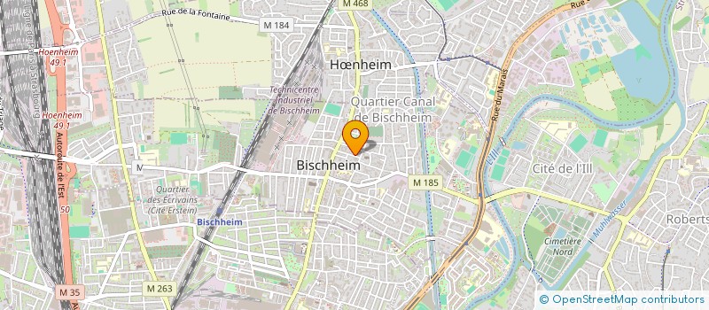 localisation de l'entreprise CONSEIL PRESBYTERAL EGLISE LUTHERIENNE - PAROISSE DE HOENHEIM  HNHEIM