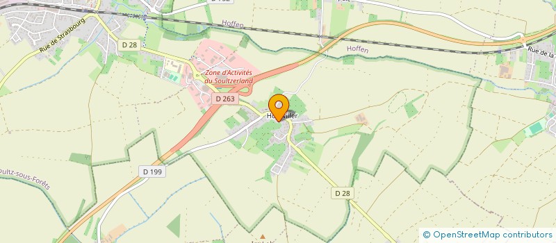 localisation de l'entreprise CONSEIL PRESBYTERAL EGLISE LUTHERIENNE - PAROISSE DE HOHWILLER  SOULTZ-SOUS-FORETS