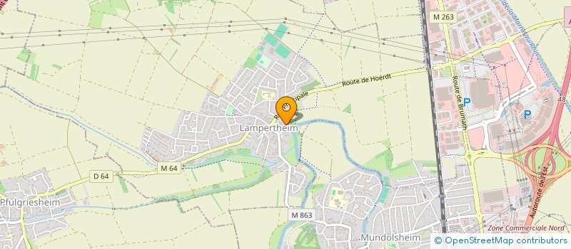 localisation de l'entreprise CONSEIL PRESBYTERAL EGLISE LUTHERIENNE - PAROISSE DE LAMPERTHEIM  LAMPERTHEIM