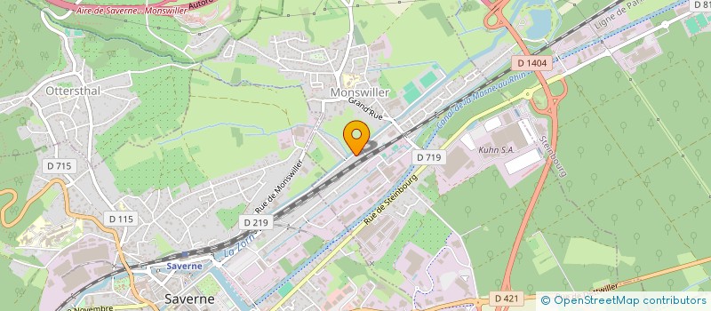 localisation de l'entreprise CONSEIL PRESBYTERAL EGLISE LUTHERIENNE - PAROISSE DE MONSWILLER  MONSWILLER