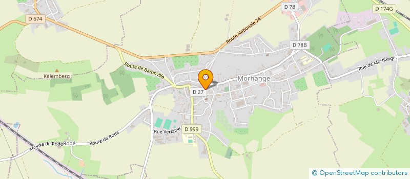 localisation de l'entreprise CONSEIL PRESBYTERAL EGLISE LUTHERIENNE - PAROISSE DE MORHANGE  MORHANGE