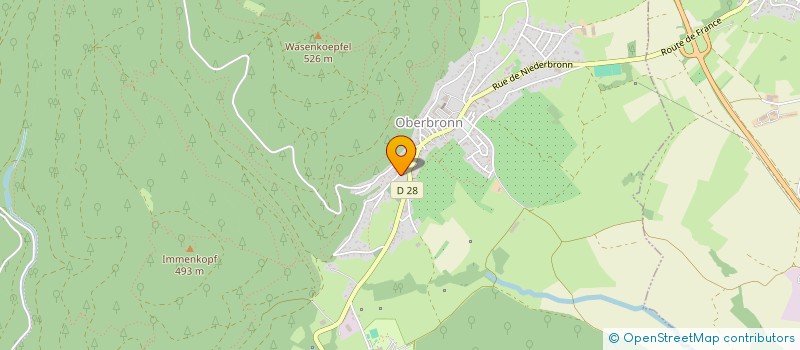 localisation de l'entreprise CONSEIL PRESBYTERAL EGLISE LUTHERIENNE - PAROISSE DE OBERBRONN  OBERBRONN