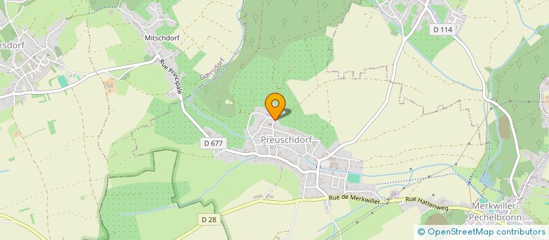localisation de l'entreprise CONSEIL PRESBYTERAL EGLISE LUTHERIENNE - PAROISSE DE PREUSCHDORF  PREUSCHDORF