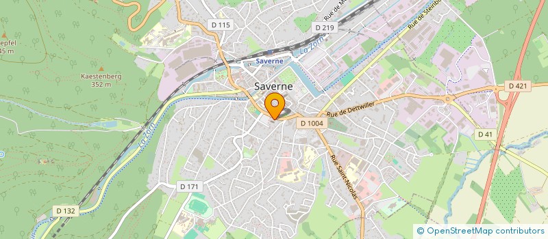 localisation de l'entreprise CONSEIL PRESBYTERAL EGLISE LUTHERIENNE - PAROISSE DE SAVERNE  SAVERNE