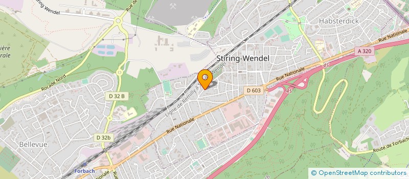 localisation de l'entreprise CONSEIL PRESBYTERAL EGLISE LUTHERIENNE - PAROISSE DE STIRING WENDEL  STIRING-WENDEL