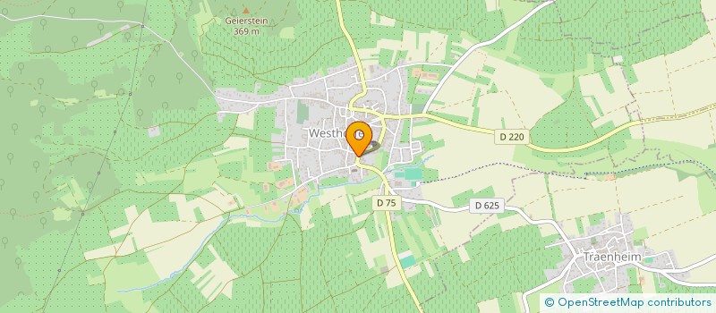 localisation de l'entreprise CONSEIL PRESBYTERAL EGLISE LUTHERIENNE - PAROISSE DE WESTHOFFEN  WESTHOFFEN