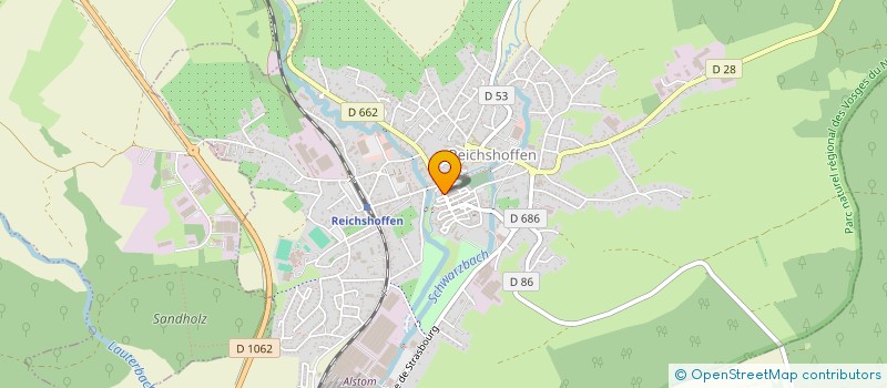 localisation de l'entreprise CONSEIL PRESBYTERAL EGLISE LUTHERIENNE - PAROISSE DE WINDSTEIN  REICHSHOFFEN