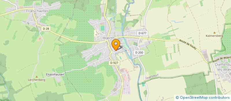localisation de l'entreprise CONSEIL PRESBYTERAL EGLISE LUTHERIENNE - PAROISSE DE WOERTH  WRTH