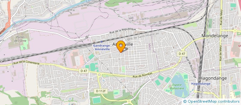 localisation de l'entreprise CONSEIL PRESBYTERAL EGLISE REFORMEE - PAROISSE D'AMNEVILLE  AMNEVILLE