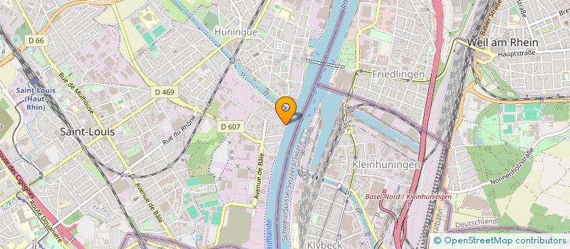 localisation de l'entreprise CONSEIL PRESBYTERAL EGLISE REFORMEE - PAROISSE D'HUNINGUE  HUNINGUE