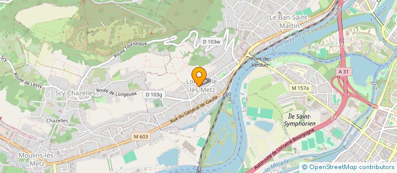 localisation de l'entreprise CONSEIL PRESBYTERAL EGLISE REFORMEE - PAROISSE DE LONGEVILLE-LES-METZ  LONGEVILLE-LES-METZ